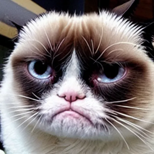 Image similar to grumpy cat