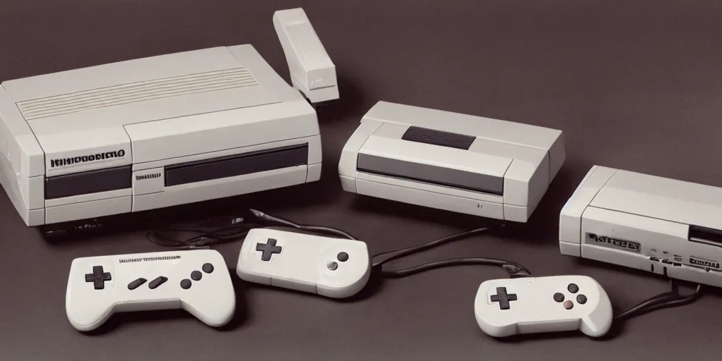 Image similar to The Nintendo Genesis console, 1988