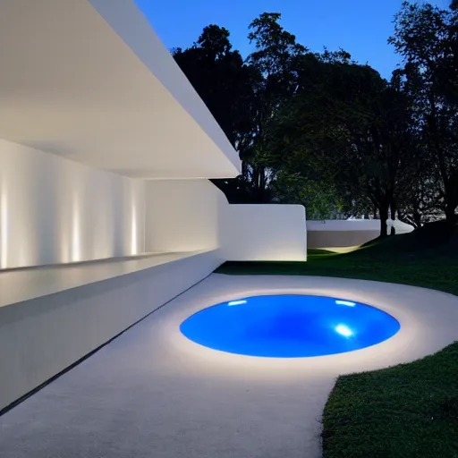 Image similar to mansion designed by james turrell