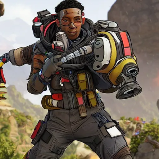 Image similar to wattson. Apex legends