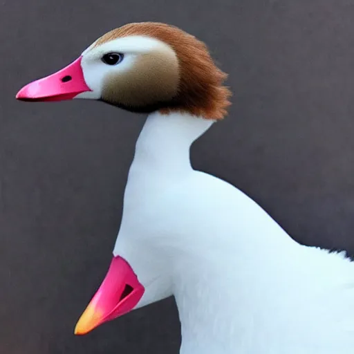 Duck Goose Anser YouTube Anime, duck, animals, vertebrate png | PNGEgg