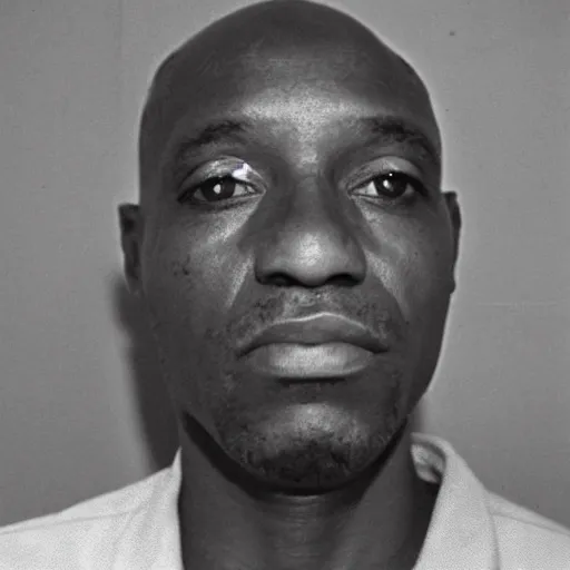 Prompt: Pascal Habibou Terely mugshot, 1967