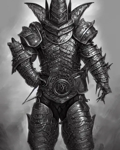 Image similar to a dragon in plate armor, paladin, realistic, intricate, highly detailed, digital painting, artstation, concept art, sharp focus, illustration