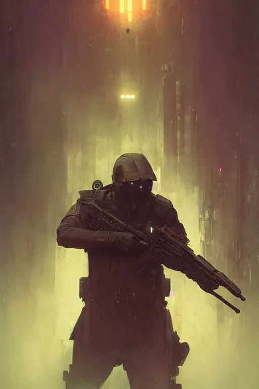 Image similar to Officer K from Blade Runner 2049. Beeple, grimshaw, thomas cole, ismail inceoglu, winslow homer, greg rutkowski, gerald brom, marc simonetti, simon stalenhag, anton fadeev, donglu yu