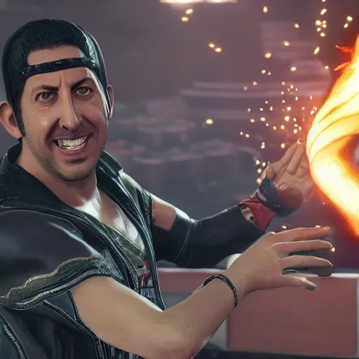 Prompt: adam sandler, tekken 7, unreal engine, octane render,