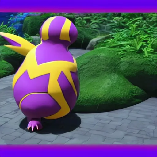 Image similar to the pokemon muk in real life, photorealistic unreal engine 5 render,