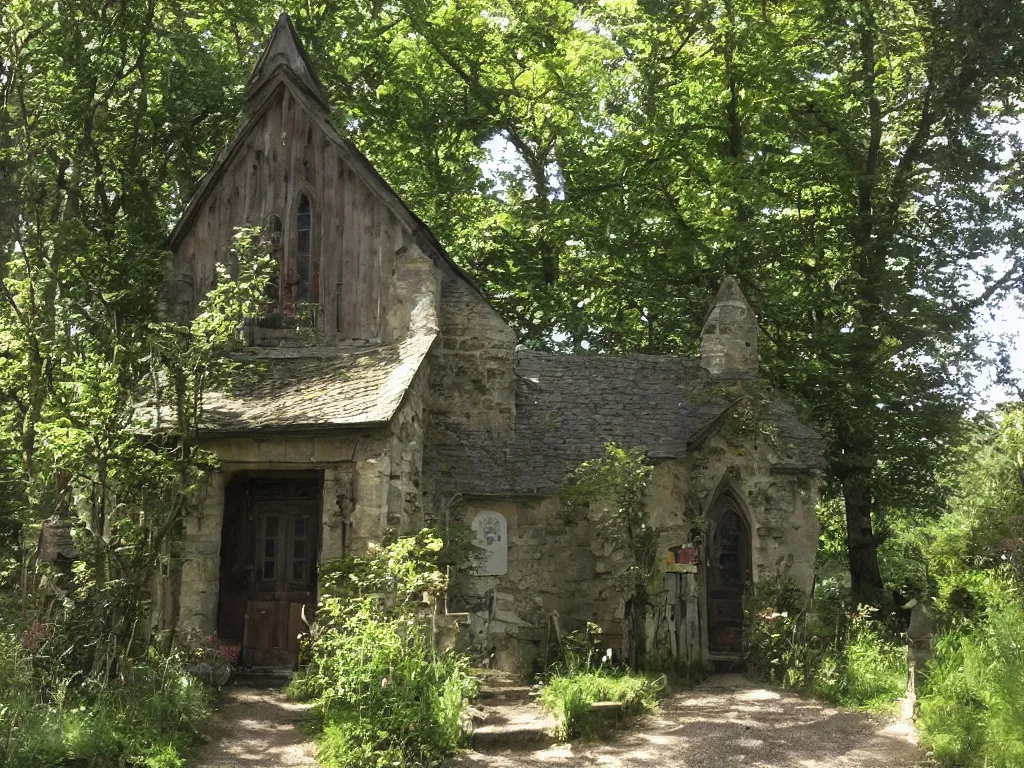 Prompt: i would often go there, to the tiny church there, the smallest church in saint - saens, though it once was larger, how the rill may rest there, down through the mist there, toward the seven sisters, toward those pale cliffs there
