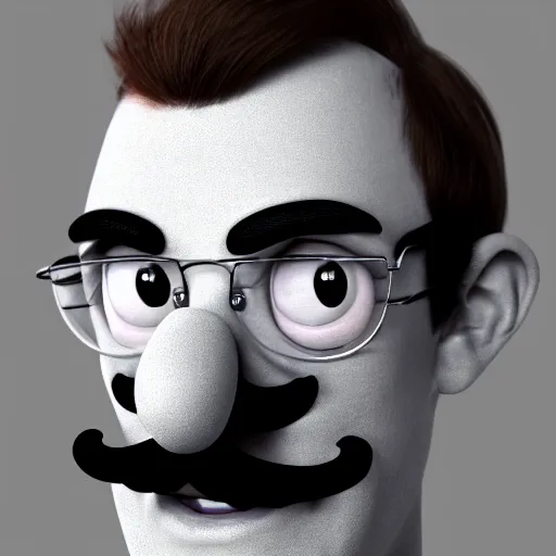 Image similar to a portrait of someone who looks like waluigi in real life as a real person, grotesque, disturbing, disgusting, realistic hyperrealistic 4 k resolution 8 k resolution highly detailed very detailed extremely detailed hd quality detailed face very detailed face extremely detailed face trending on artstation, modern portrait, modern photograph