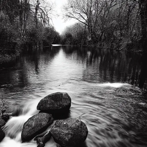 Image similar to the underworld river, gloomy, HD.