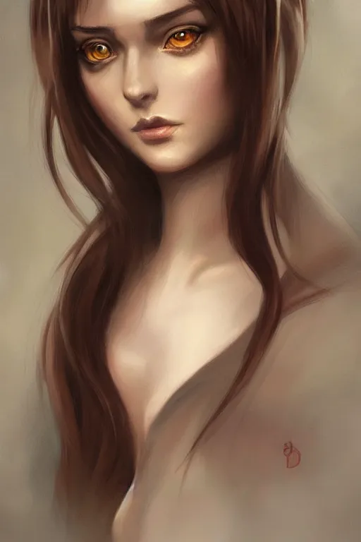 Prompt: Portrait of Dora by Charlie Bowater