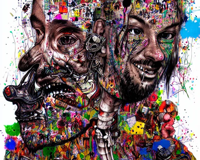 Image similar to artwork by david choe