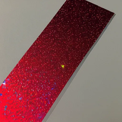 Prompt: texture of red foil with holographic effect