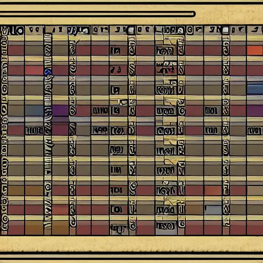 Prompt: Octopath Traveler Characters spreadsheet