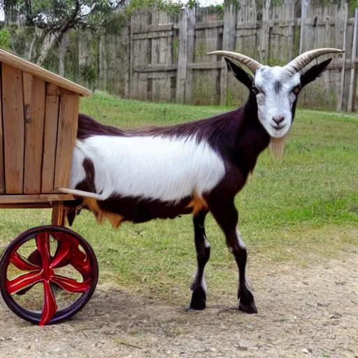 Image similar to a goat cart