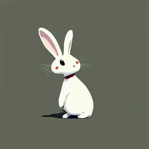 Prompt: goro fujita illustration of a cute bunny, art by goro fujita, cartoon animals, plain drawing, concept art, sharp focus, artstation