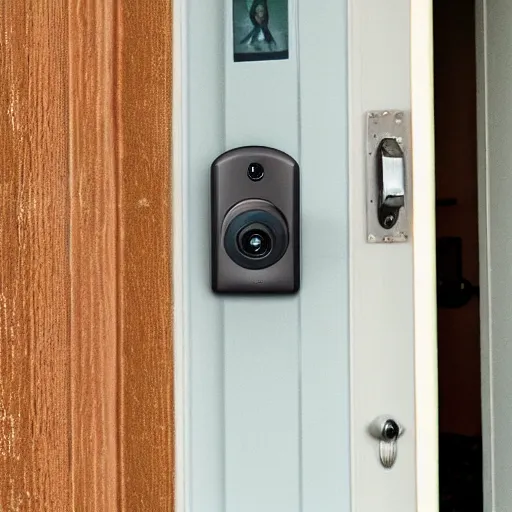 Prompt: ring doorbell snapshot of a sasquatch