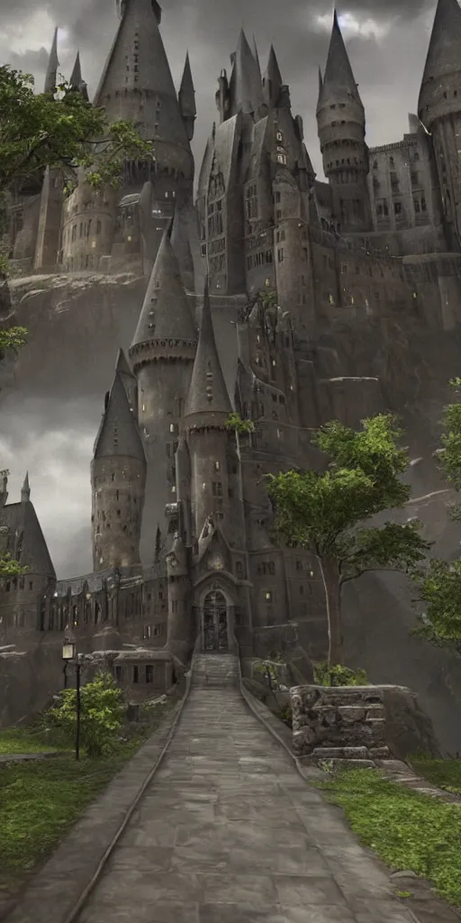 Prompt: a Hogwarts , unreal engine, realistic, fantasy, atmospheric,