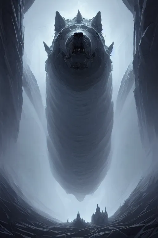 Prompt: professional concept art of a symmetrical fractal ominous floating doge terrifying giant thing in a dark room by artgerm and greg rutkowski ( thin white border ). an intricate, elegant, highly detailed digital painting, concept art, smooth, sharp focus, illustration, in the style of cam sykes, wayne barlowe, igor kieryluk.