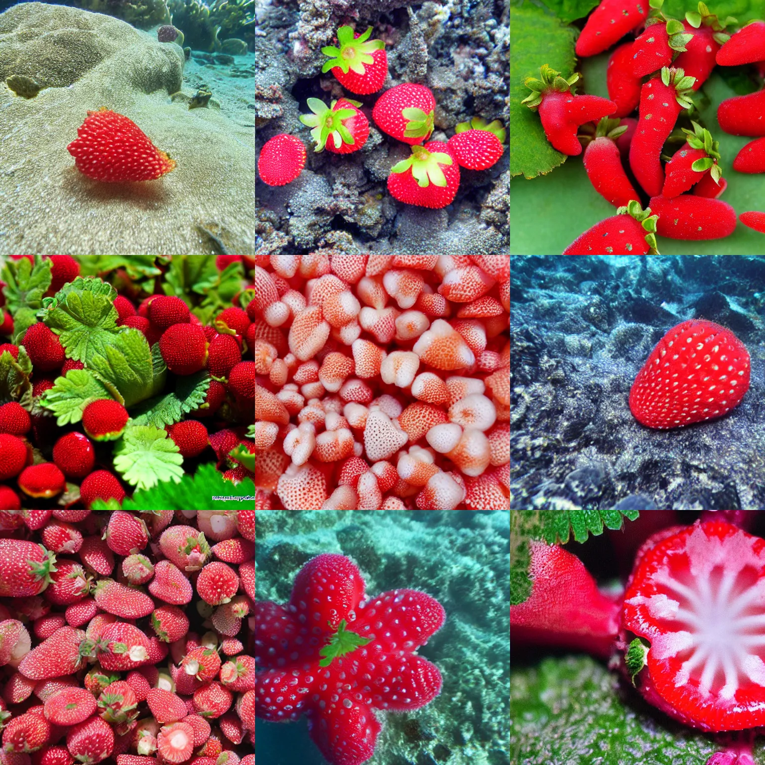 Prompt: sea strawberry