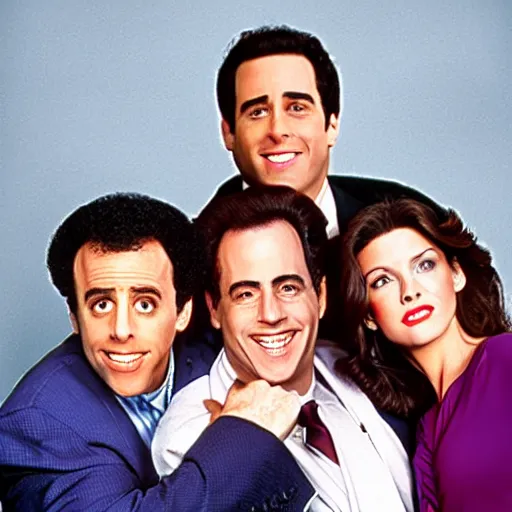 Image similar to seinfeld show as a soap opera