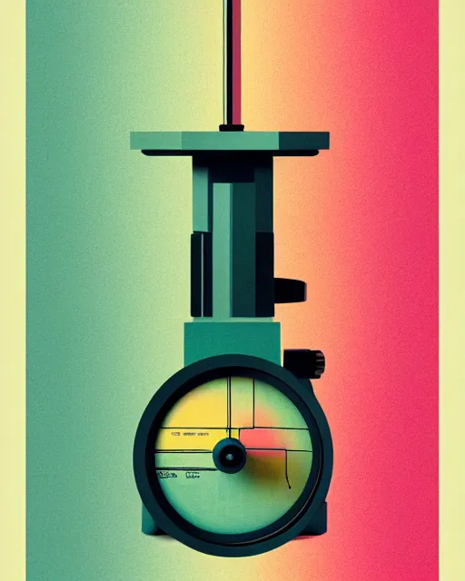 Image similar to ( ( strong dither ) ), editorial illustration scientific lab test tube telescope map microscope, colorful modern, mads berg, karolis strautniekas, christopher balaskas, fine texture, dynamic composition, detailed, matte print, dynamic perspective, halftone texture, muted color, lomography, risograph