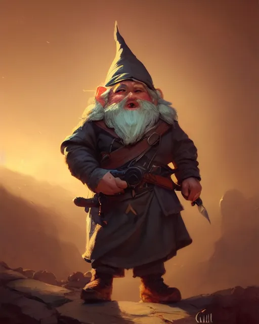 Image similar to epic portrait cinematic shot of a gnome holding a bomb, fine details. night setting. realistic shaded lighting poster by craig mullism, artgerm, jeremy lipkin and michael garmash, unreal engine, radiant light, detailed and intricate environment, digital art, trending on art station,