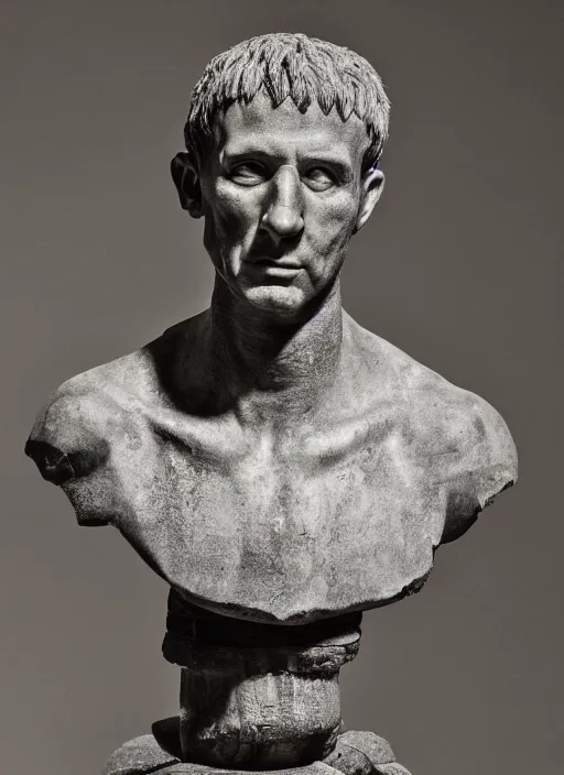 Image similar to a full portrait photo of julius caesar, f / 2 2, 3 5 mm, 2 7 0 0 k, lighting, perfect faces, award winning photography.