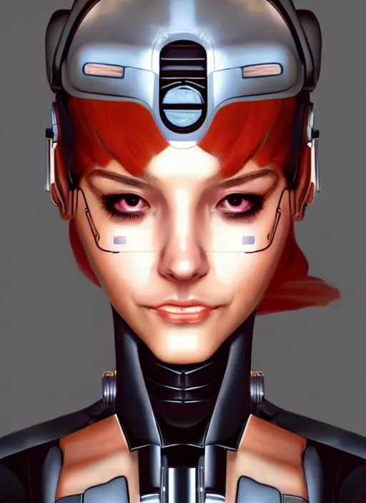 Image similar to portrait of a cyborg woman who turns her head to the ((((((right))))) left+50 (((((up))))) (((((down))))) by Artgerm,eyes closed , biomechanical, hyper detailled, trending on artstation