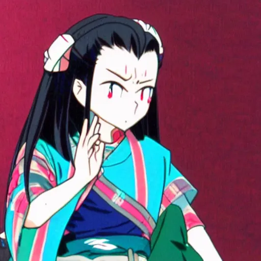 Image similar to nezuko is angry