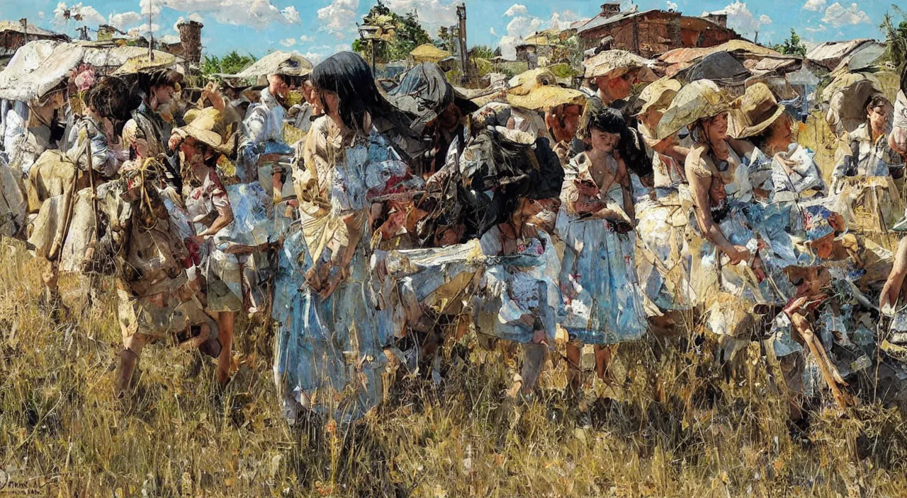 Image similar to painting by denis sarazhin