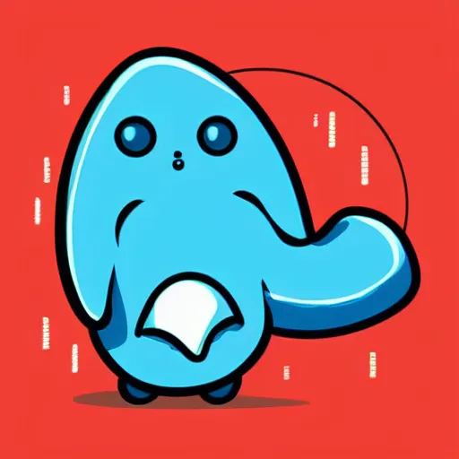 Prompt: a cute ghost, digital art, iconic icon, 2 d vector logo, cartoon, t - shirt design