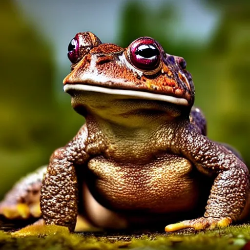 Prompt: stunning award winning hyperrealistic hdr 8 k highly detailed portrait photo of toad as a real human
