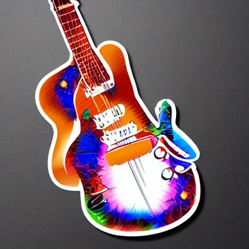 Image similar to 1 9 7 0 - young - jimmy page from led zepelin playing - guitar - solo, sticker - art, svg vector, adobe - illustrator
