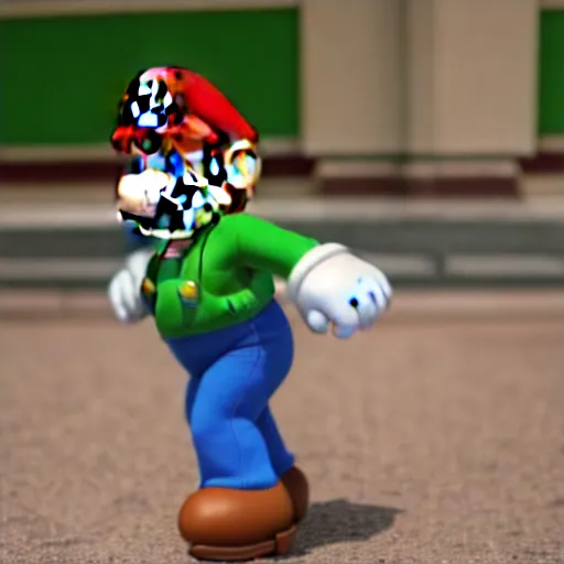 Image similar to super mario as link, highly detailed, extremely high quality, hd, 4 k, 8 k, canon 3 0 0 mm, professional photographer, 4 0 mp, lifelike, top - rated, award winning, realistic, detailed lighting, detailed shadows, sharp, no blur, edited, corrected, trending