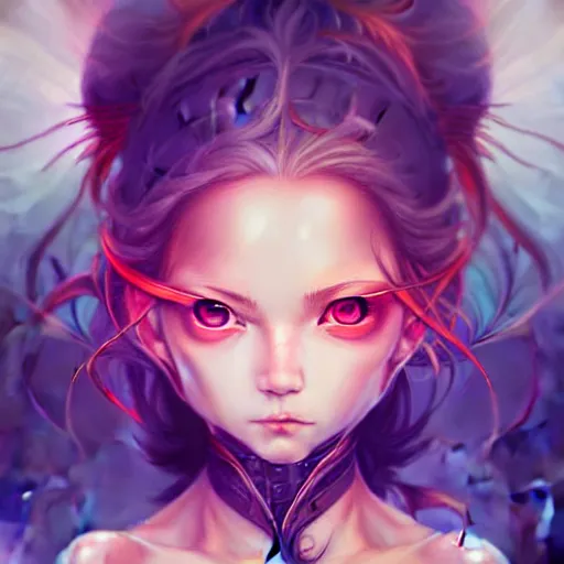 Prompt: portrait of a warrior little girl, digital artwork by artgem lau, anna dittman, wlop and rossdraws, anatomically correct, smooth, clean detailed, sharped focus, symmetrical, perfect composition, illustration, extremely coherent, detailed face, arstation, expressive, anime