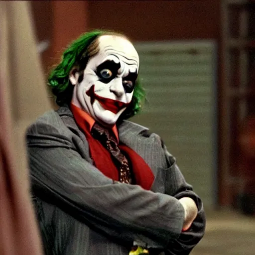 Image similar to george costanza as the joker in tim burton's batman ( 1 9 8 9 )