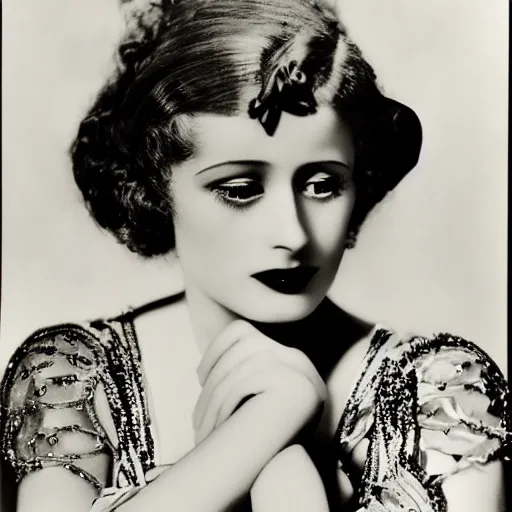 Image similar to dolores costello by man ray. black and white, 5 0 mm, award winning photography, highly intricate