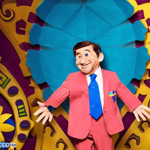 Prompt: a six year old child puppet in the its a small world ride in real life that looks exactly like ron desantis the governor of florida, highly detailed, high definition, ultra realistic