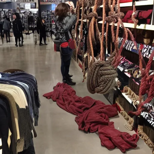 Image similar to the rope store incident on black friday