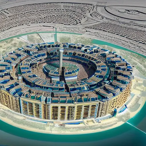 Image similar to amazing architectural diagram of the Whiz Bajra - the largest freestanding prison in Dubai