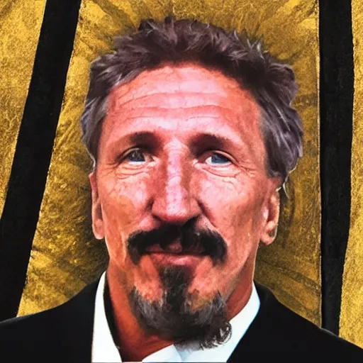 Image similar to an orthodox icon of john mcafee