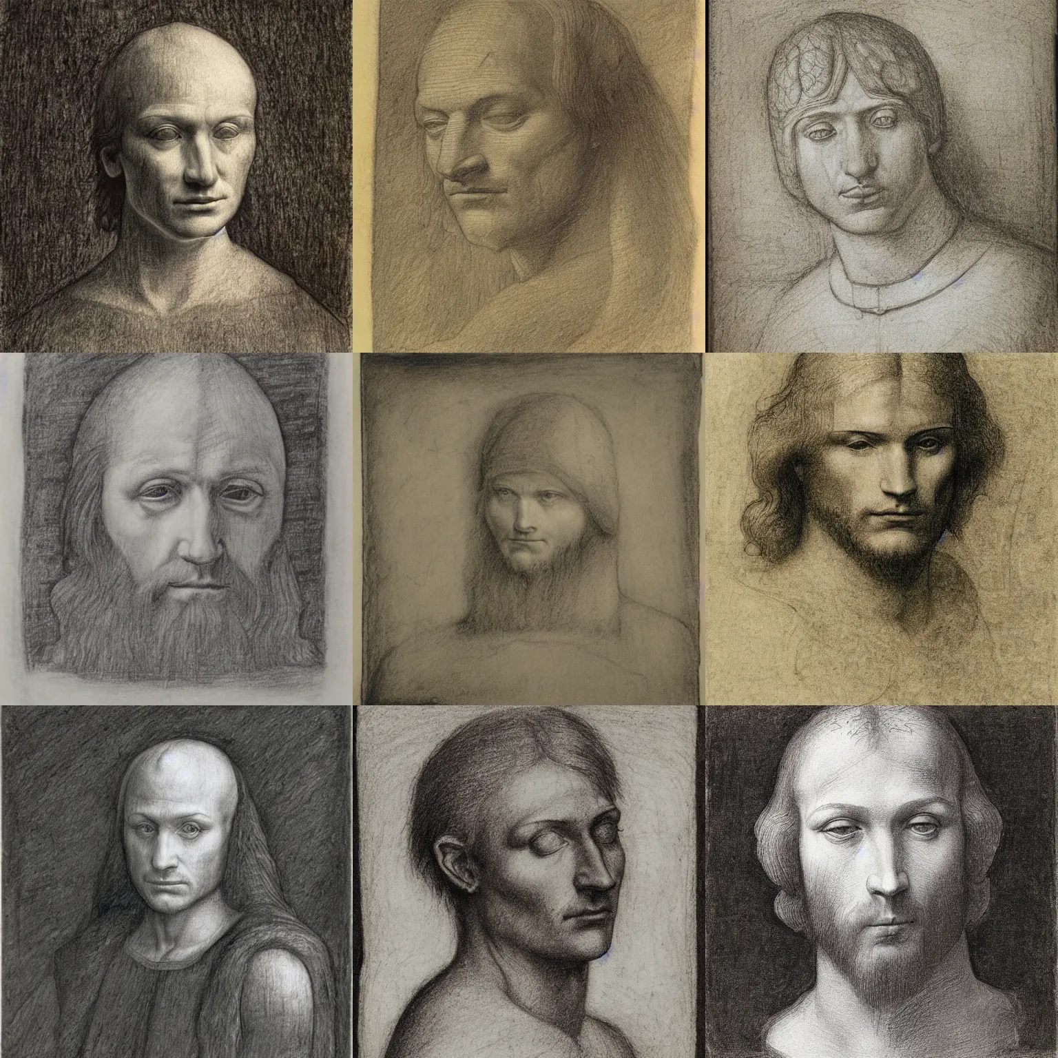 Prompt: portrait of Jonas gahr støre, drawn by Leonardo da Vinci, pencil on paper