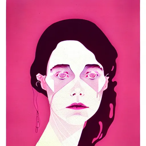 Prompt: portrait marina, soft light, by killian eng and conrad roset, inspired by cryptozoology, fine, sharp high detail, screen print,