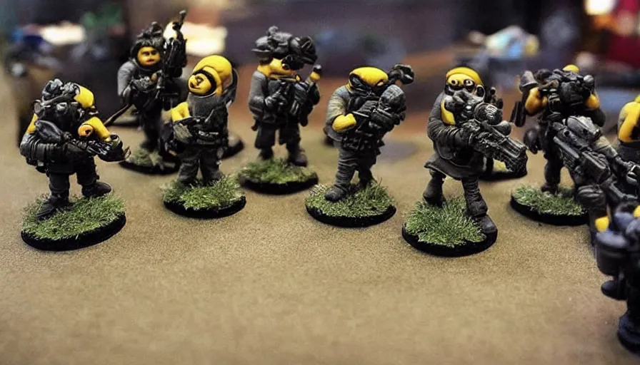 Image similar to “minions part of blackwater mercenary group”