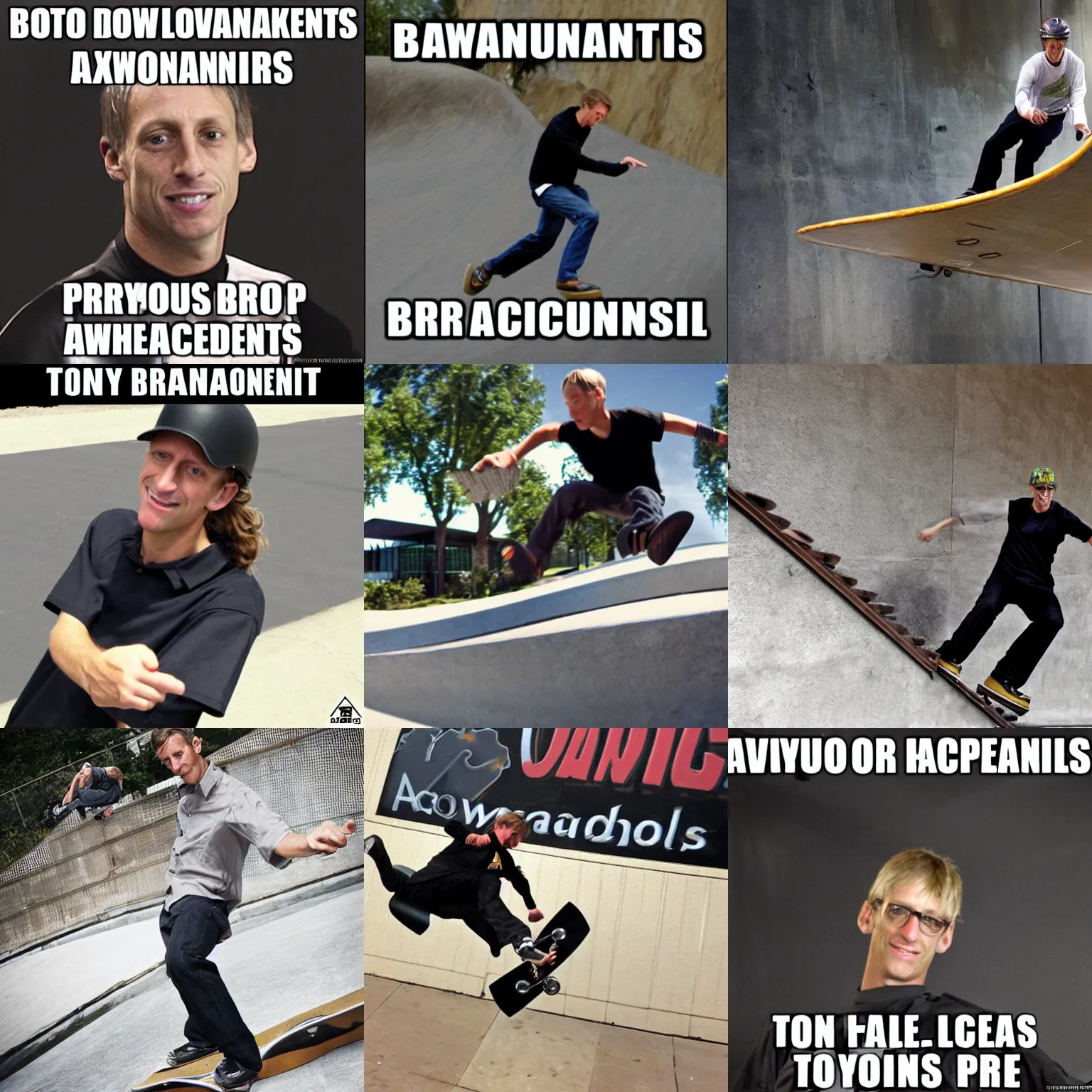 Prompt: tony hawk pro accountant