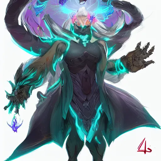 Image similar to A nature elemental mage, character concept, trending on artstation, 4k, comic styled