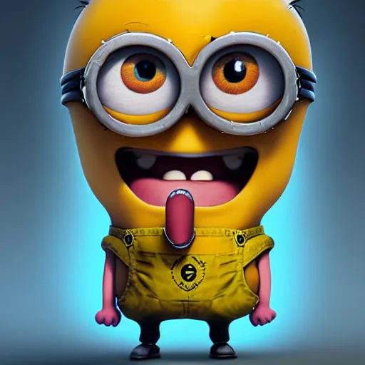 an epic painting minion with ahegao face, oil on | Stable Diffusion ...