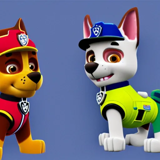 Image similar to paw patrol as humans, furry, photorealistic, cinematic, 3 5 mm