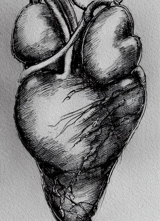 Image similar to portrait, An anatomical heart shaped balloon with a noose hanging from it, watercolor, dramatic lighting, cinematic, establishing shot, extremly high detail, foto realistic, cinematic lighting, pen and ink, intricate line drawings, by Yoshitaka Amano, Ruan Jia, Kentaro Miura, Artgerm, post processed, concept art, artstation, matte painting, style by eddie mendoza, raphael lacoste, alex ross