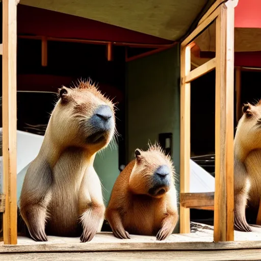 Image similar to capybaras nft by bored ape yacht club and matt groening